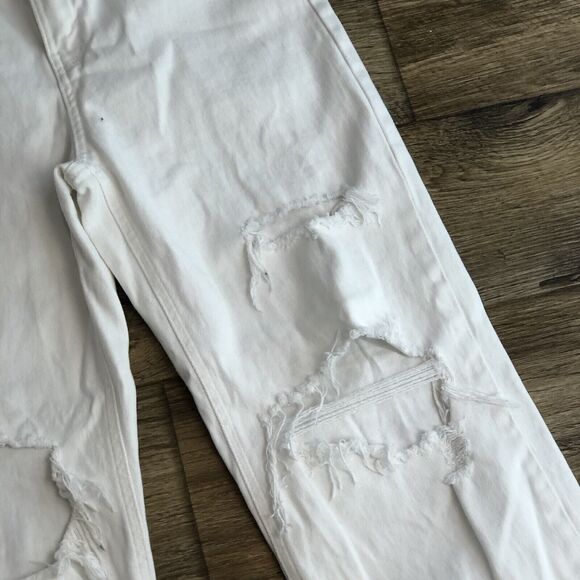 Wild Fable Women High-Rise 90s Relaxed Straight Dad Jeans Distressed 4… - Picture 6 of 13